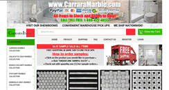 Desktop Screenshot of carraramarble.com